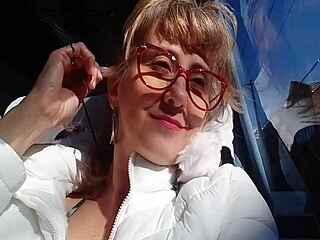 Busty milf with big ass and tits teases provocatively