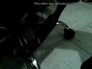 Milf Masturbates To Orgasm In Office While Colleagues Are Next Door