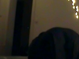 BBW Teen Rides Big Cock in Cowgirl During Midnight Homemade Session