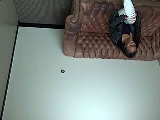 riki says, 'i'm back for some daytime stress relief with my rabbit dildo after work.'