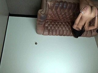 riki says, 'i'm back for some daytime stress relief with my rabbit dildo after work.'