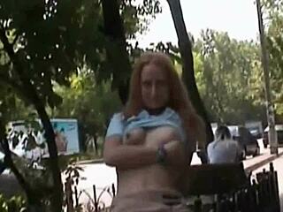 Russian Girls Flash and Masturbate in Public Compilation!