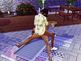 Latina bent over for anal outdoors in Mexico