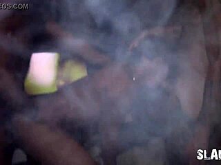 latino cum dump takes monster cock in rough gangbang