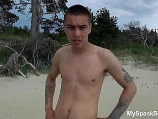 this summer, gay spanking heats up with playful slaps and intense action