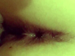 Anal creampie amateurs get filled deep