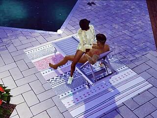 Latina bent over for anal outdoors in Mexico