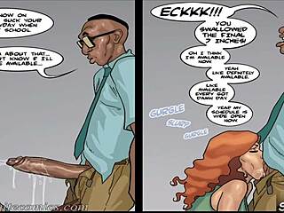 Janitor Catches Teen Girl Deepthroating College Students