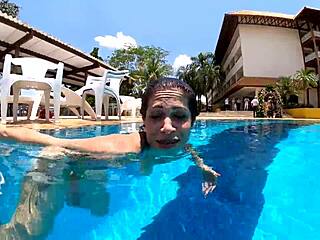 Natzinha morena gets pulled by legs for anal sex in public.