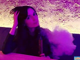 Horny Teen 18+ Lisa Takami Swallows in Night Club POV