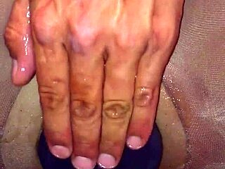 Pounded hard until squirting with intense toy play.