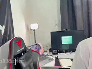 student sucks and rides professor's cock for better grade