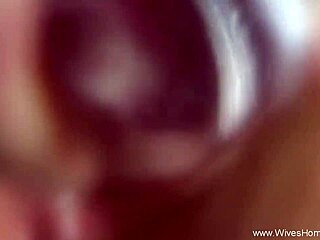 Horny wife masturbates with toys