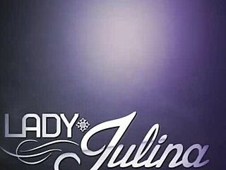 Lady Julina dominates her slave in a strict German femdom session.