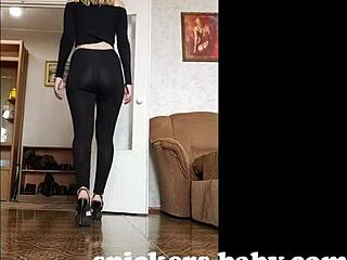 she says, big ass teen in leggings homemade