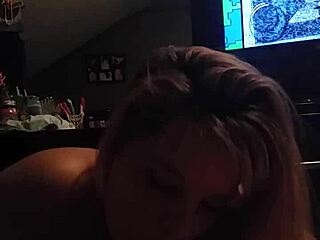 Giving A Handjob While Sucking Cock In Amateur Video