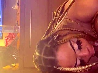 Ebony Fat BBW Slut Loves Giving Blowjob with Toes