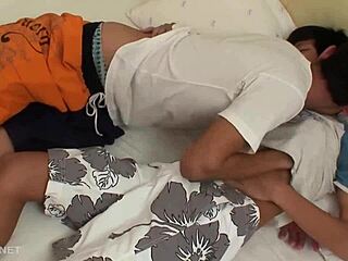 Asian boy enjoys kinky ass play with toys