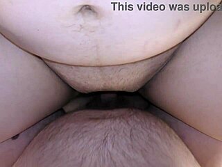 Rough Fucking Leaves Hotwife with Huge Belly Creampied by Cuckold Hubby