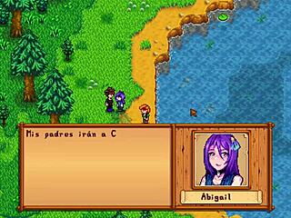 Abigail's adventure in Stardew Valley