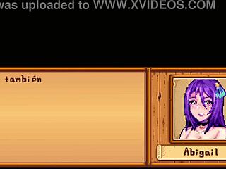 Abigail's adventure in Stardew Valley