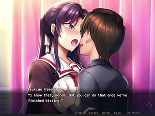 Saimin Gakushuu Part 2: Blowjob and Fingering in Game