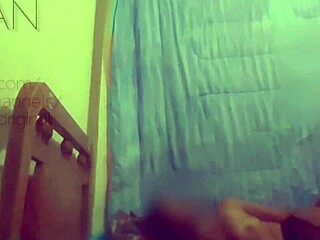 Hidden camera records pornstar's webcam session with hardcore pussy and cock action