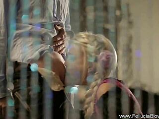 Beautiful MILF gives stunning blowjob leading to facial cumshot