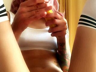 Why rub your pussy with corn when you have toys?