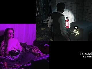 Naked Evil Within 2 Play Through with BBW Brunette Part 10