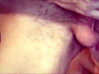 french milf in satin panties blowjob