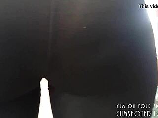 spycamming a stunning teen 18+ ass in public with sneaky hidden cam footage outdoors