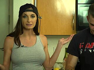 Episode five features cooking with pornstars in the kitchen