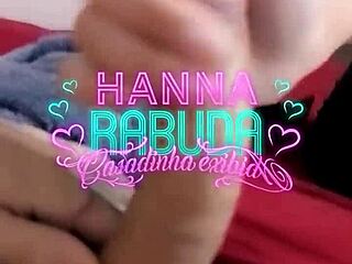 Morena Safada Hanna Rabuda in High Heels and Plug Takes Husband's Cock