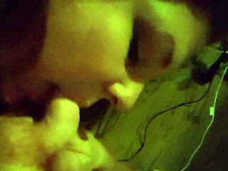 redhead wife passionately sucks and loves cock