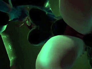 Elf gets double teamed by ork and troll