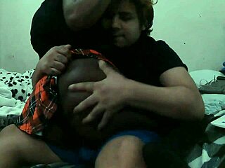 goth girl rides interracial cock