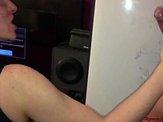 Cum drips from my ass onto my face in pov doggystyle anal and deepthroat swallow