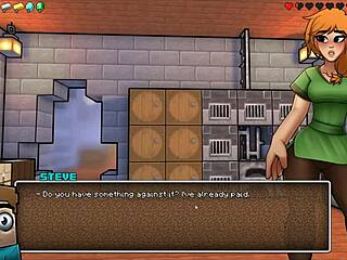 cowgirl gropes and rides monster cock in bedroom