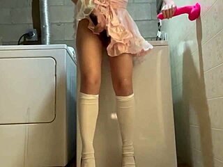 Can This Cute 18+ Stepsister Handle Vibrator On Pussy And Dildo Fucking?