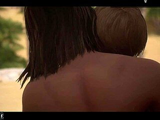 अरे, देखना चाहते हो दो सुंदर लड़कियां समुद्र तट पर एक लड़के को चोद रही हैं?