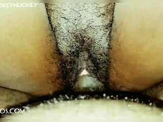 Honey squirts nonstop on Whiskey's massive BBC with creampie