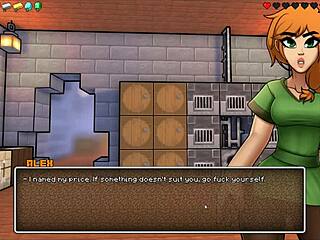 cowgirl gropes and rides monster cock in bedroom