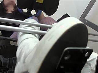 Pedal pump challenge with boots in a fun contest.