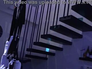 Several moments teaching stepson in a motel setting.