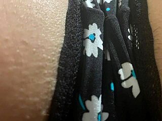 Panty Dreams in Black Lace Fetish Tease