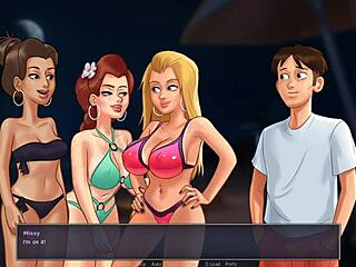 Monster cock and big ass action in beach group sex