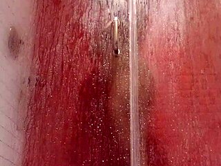 Freaky latina wife in lingerie strokes monster cock homemade