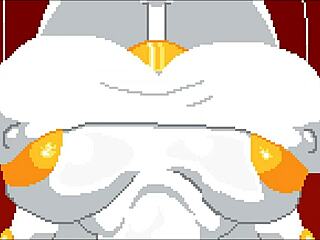 Gothitelle Tribute with Big Ass and Tits Riding Hard