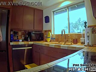 asian housewife masturbates with vibrator.